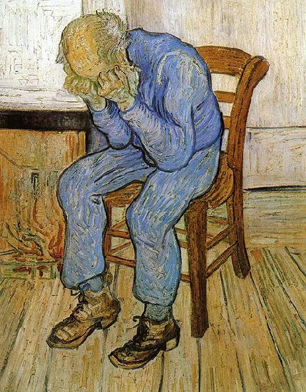 Vincent Van Gogh Old Man in Sorrow oil painting image
